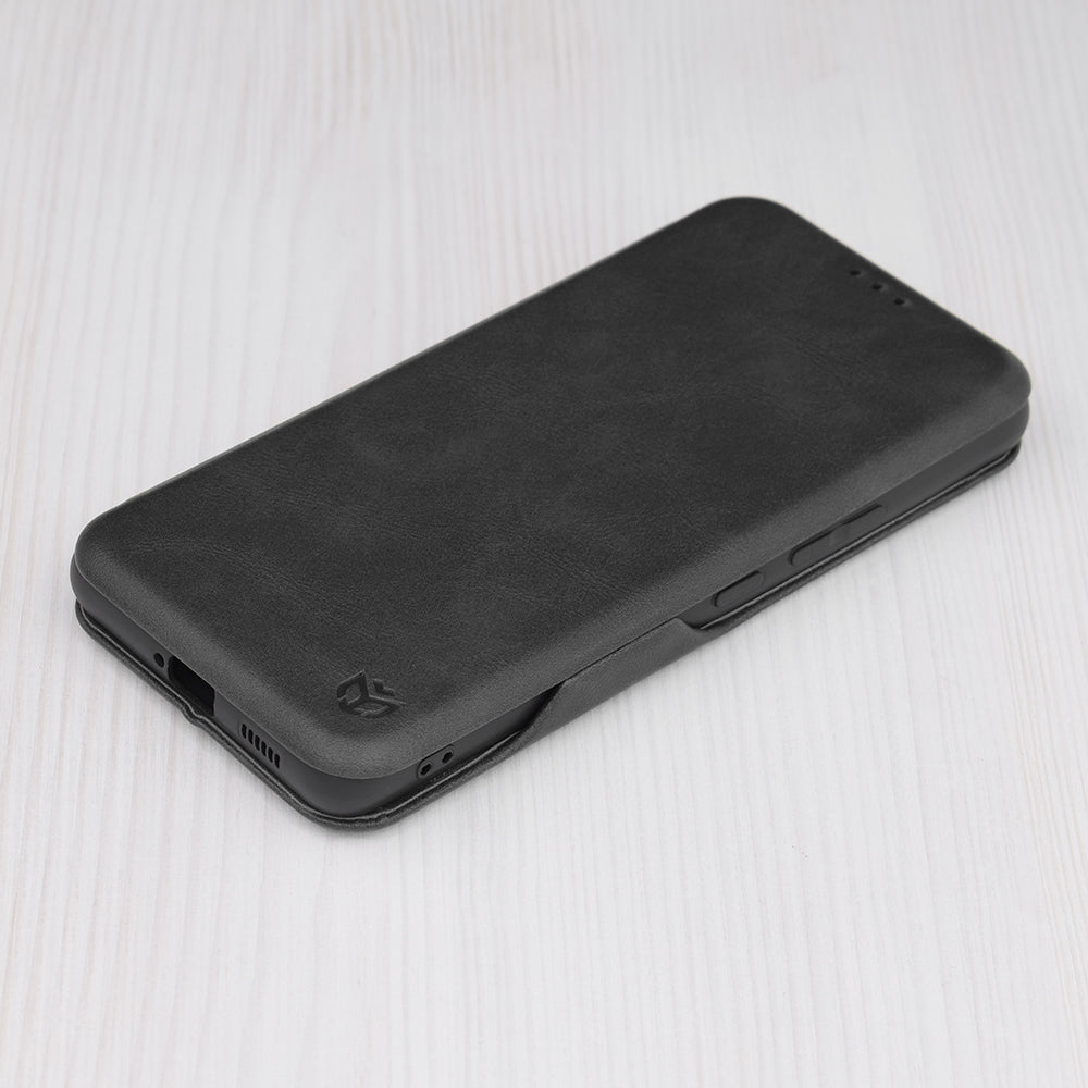 Husa de protectie Techsuit Safe Wallet Plus compatibila cu Samsung Galaxy A53 5G, acoperire spate, negru