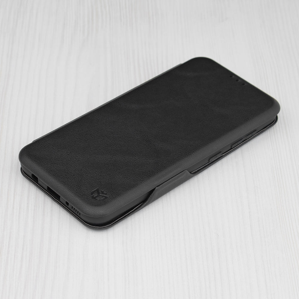 Husa de protectie Techsuit Safe Wallet Plus compatibila cu Samsung Galaxy A34 5G, acoperire spate, negru