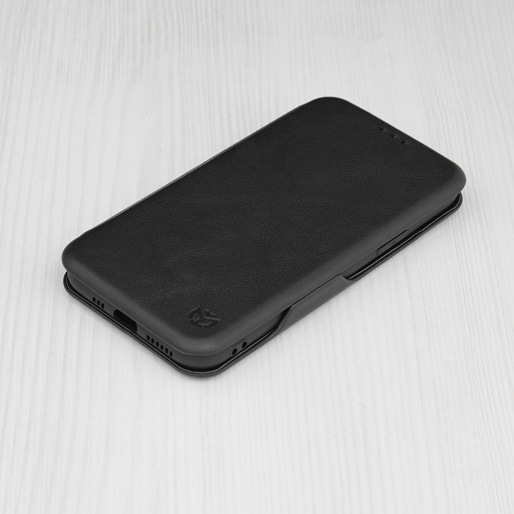 Husa de protectie Techsuit Safe Wallet Plus compatibila cu Apple iPhone 11 Pro, acoperire spate, negru