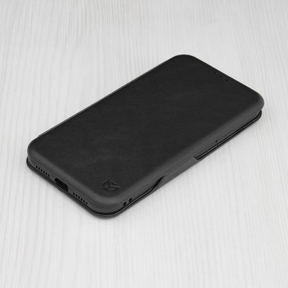 Husa de protectie Techsuit Safe Wallet Plus compatibila cu Apple iPhone 11, acoperire spate, negru