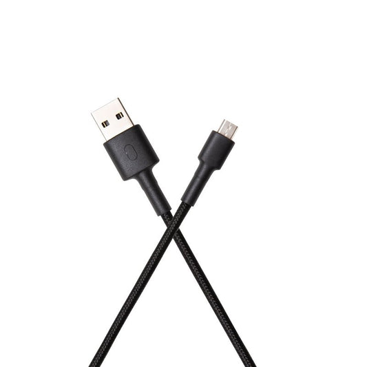 Cablu Date & Incarcare Textil MicroUSB (Negru) ATX