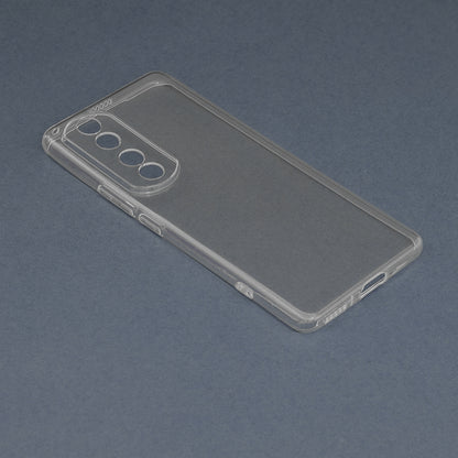 Husa de protectie Techsuit Clear Silicone compatibila cu Honor 90, acoperire spate, transparent