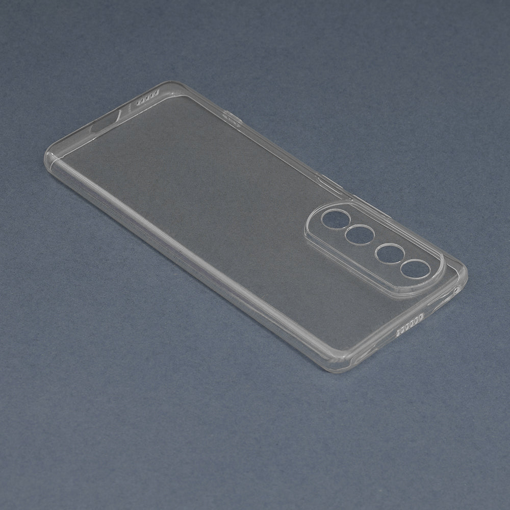 Husa de protectie Techsuit Clear Silicone compatibila cu Honor 90, acoperire spate, transparent