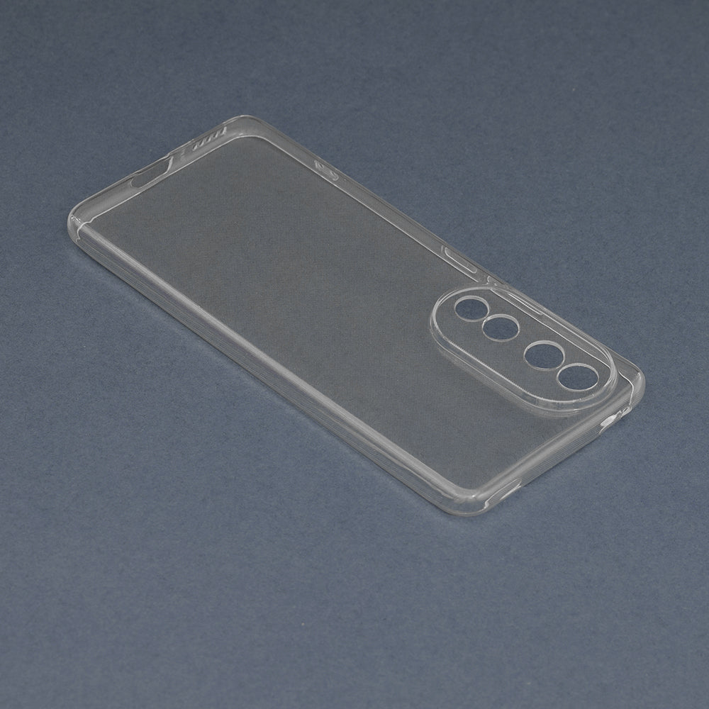 Husa de protectie Techsuit Clear Silicone compatibila cu Honor 50, acoperire spate, transparent