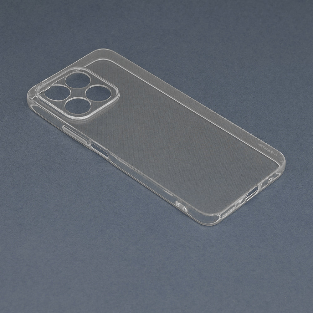 Husa de protectie Techsuit Clear Silicone compatibila cu Honor X8 5G, acoperire spate, transparent