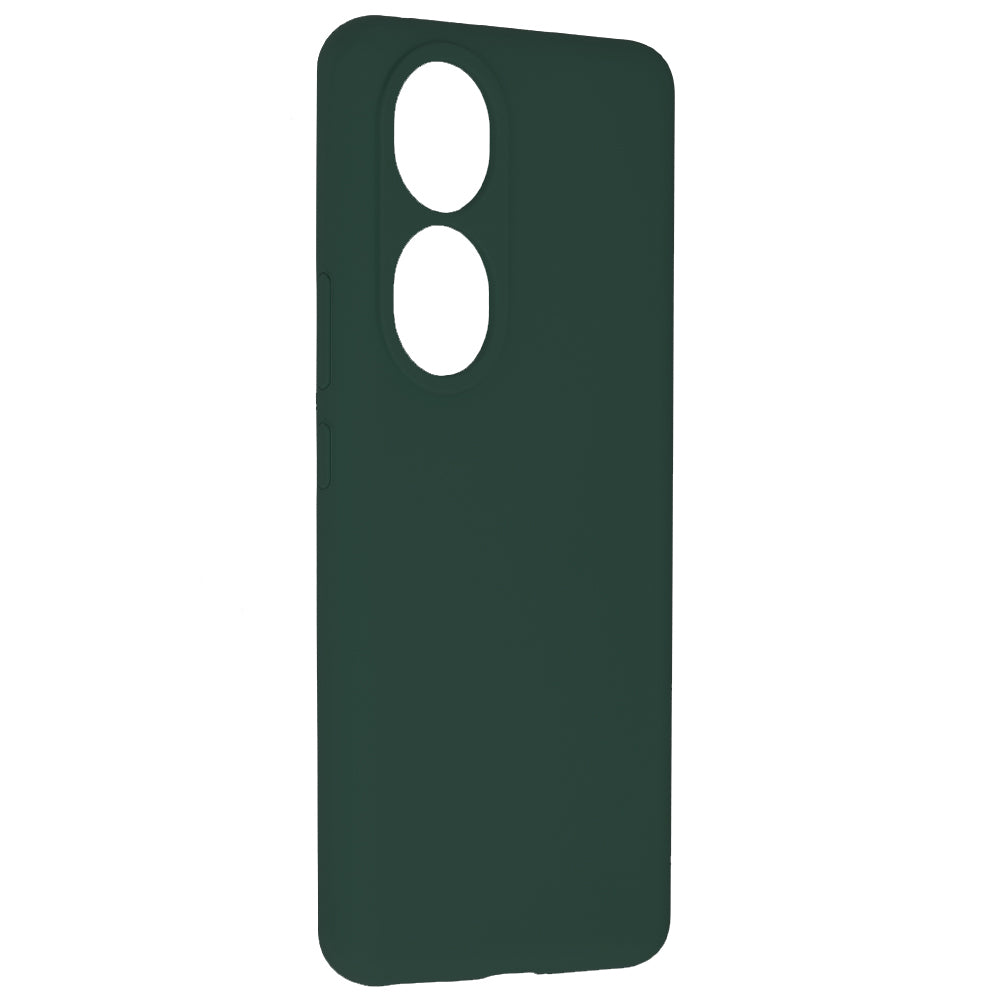 Husa de protectie Techsuit Soft Edge Silicone compatibila cu Honor 90, acoperire spate, verde inchis