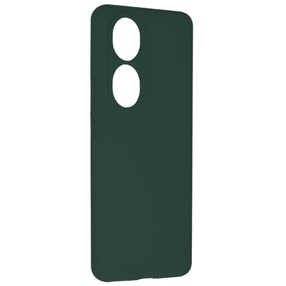 Husa de protectie Techsuit Soft Edge Silicone compatibila cu Honor 90, acoperire spate, verde inchis