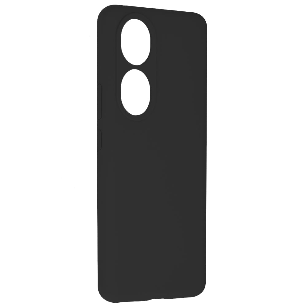 Husa de protectie Techsuit Soft Edge Silicone compatibila cu Honor 90, acoperire spate, negru