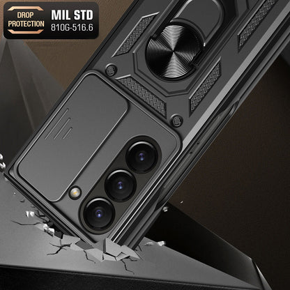 Husa de protectie Techsuit CamShield Series compatibila cu Samsung Galaxy Z Fold5, acoperire spate, negru