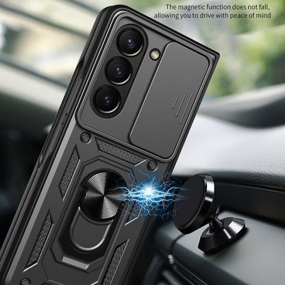 Husa de protectie Techsuit CamShield Series compatibila cu Samsung Galaxy Z Fold5, acoperire spate, negru