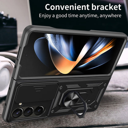 Husa de protectie Techsuit CamShield Series compatibila cu Samsung Galaxy Z Fold5, acoperire spate, negru