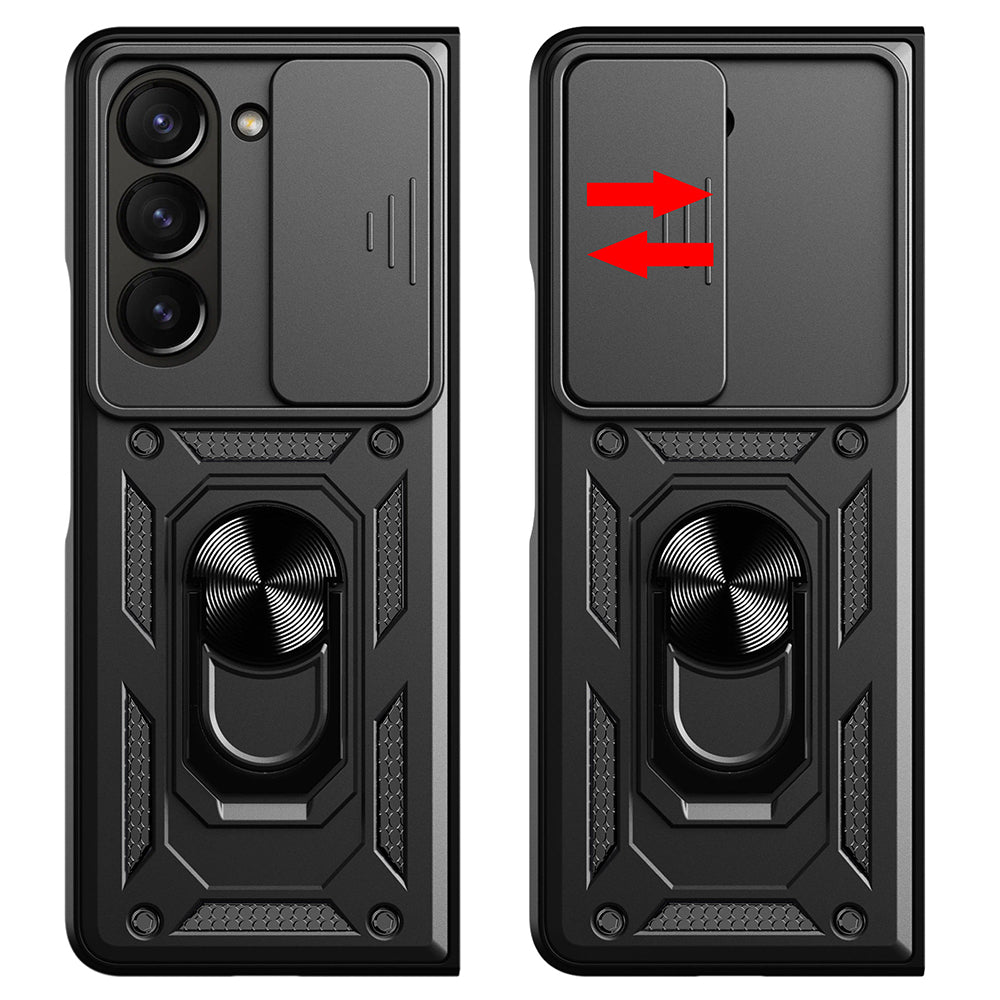 Husa de protectie Techsuit CamShield Series compatibila cu Samsung Galaxy Z Fold5, acoperire spate, negru