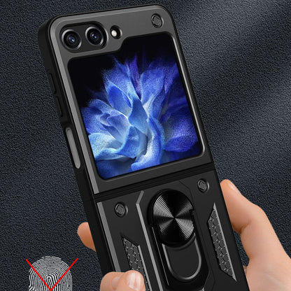 Husa de protectie Techsuit CamShield Series compatibila cu Samsung Galaxy Z Flip5, acoperire spate, negru