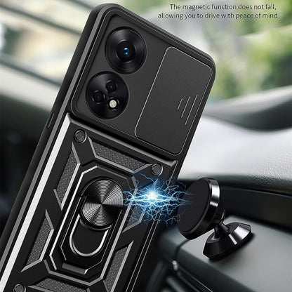 Husa de protectie Techsuit CamShield Series compatibila cu Oppo A98 5G, acoperire spate, negru