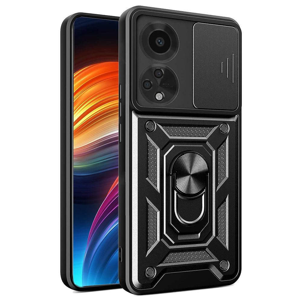 Husa de protectie Techsuit CamShield Series compatibila cu Oppo A98 5G, acoperire spate, negru