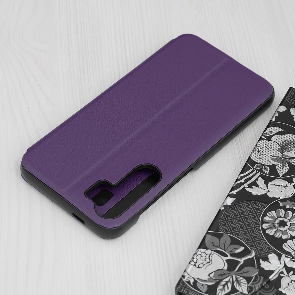 Husa de protectie Techsuit eFold Series compatibila cu Samsung Galaxy S23 FE, acoperire spate, mov