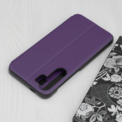 Husa de protectie Techsuit eFold Series compatibila cu Samsung Galaxy S23 FE, acoperire spate, mov