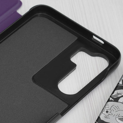 Husa de protectie Techsuit eFold Series compatibila cu Samsung Galaxy S23 FE, acoperire spate, mov