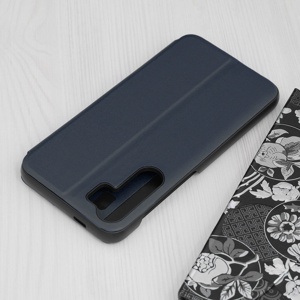 Husa de protectie Techsuit eFold Series compatibila cu Samsung Galaxy S23 FE, acoperire spate, albastru