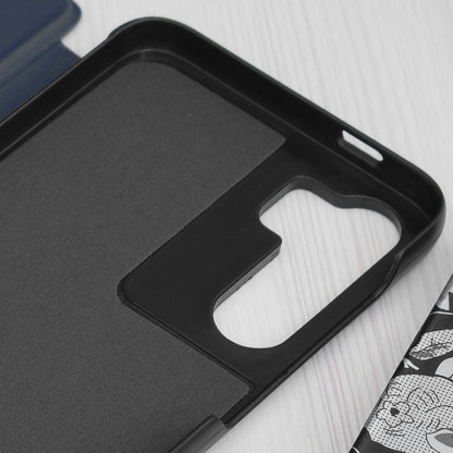 Husa de protectie Techsuit eFold Series compatibila cu Samsung Galaxy S23 FE, acoperire spate, albastru