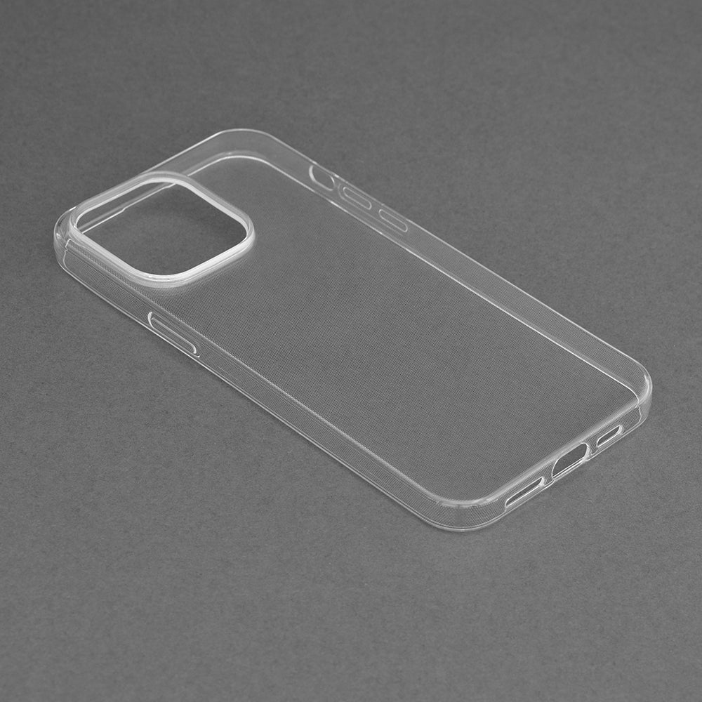 Husa de protectie Techsuit Clear Silicone compatibila cu Apple iPhone 15 Pro Max, acoperire spate, transparent
