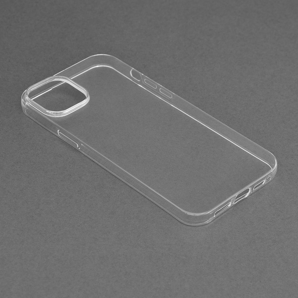 Husa de protectie Techsuit Clear Silicone compatibila cu Apple iPhone 15 Plus, acoperire spate, transparent