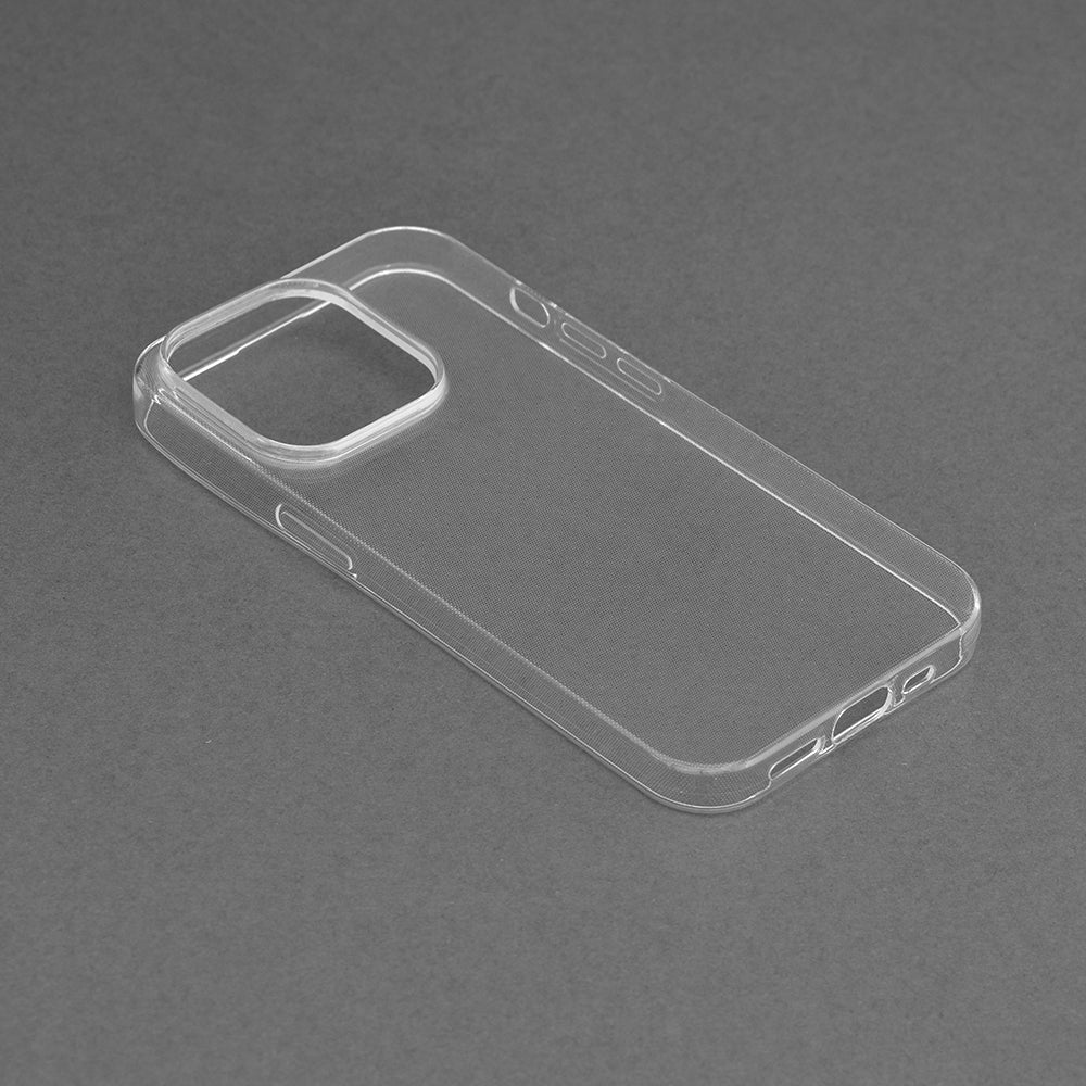 Husa de protectie Techsuit Clear Silicone compatibila cu Apple iPhone 15 Pro, acoperire spate, transparent