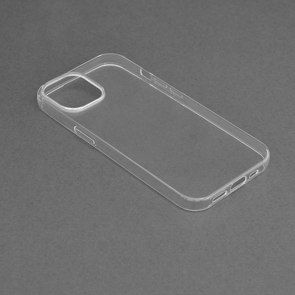 Husa de protectie Techsuit Clear Silicone compatibila cu Apple iPhone 15, acoperire spate, transparent