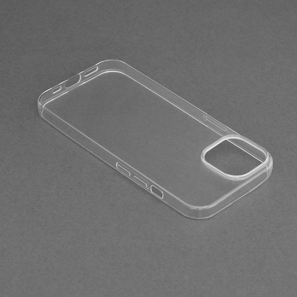 Husa de protectie Techsuit Clear Silicone compatibila cu Apple iPhone 15, acoperire spate, transparent