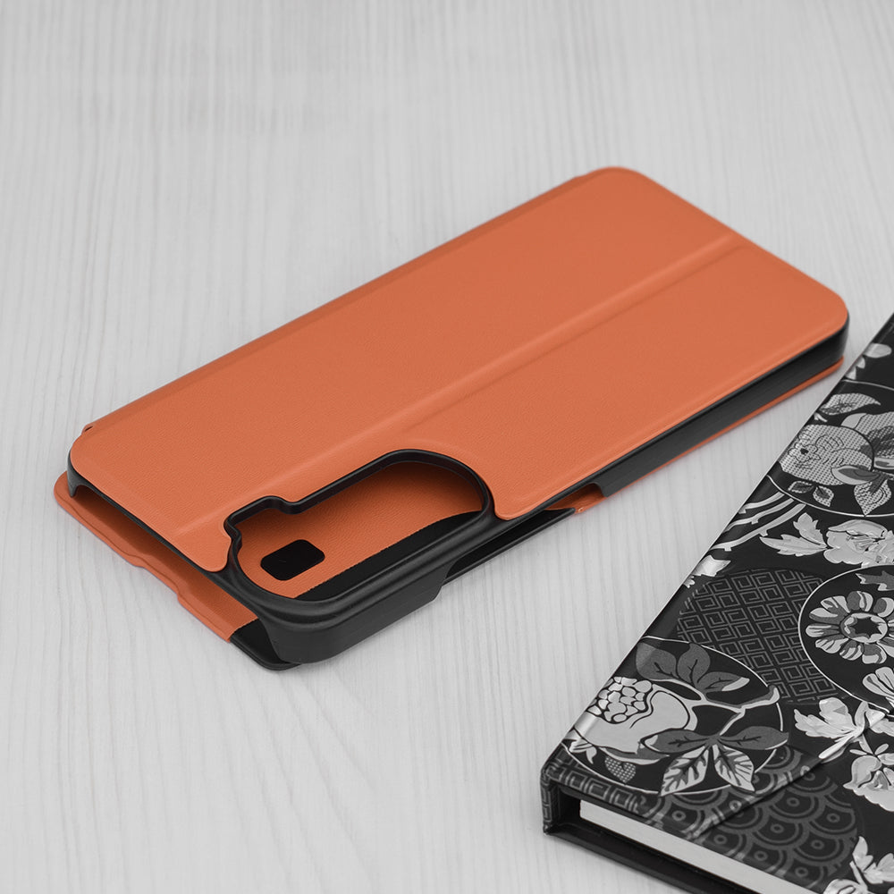 Husa de protectie Techsuit eFold Series compatibila cu Honor 200 Pro, acoperire spate, oranj
