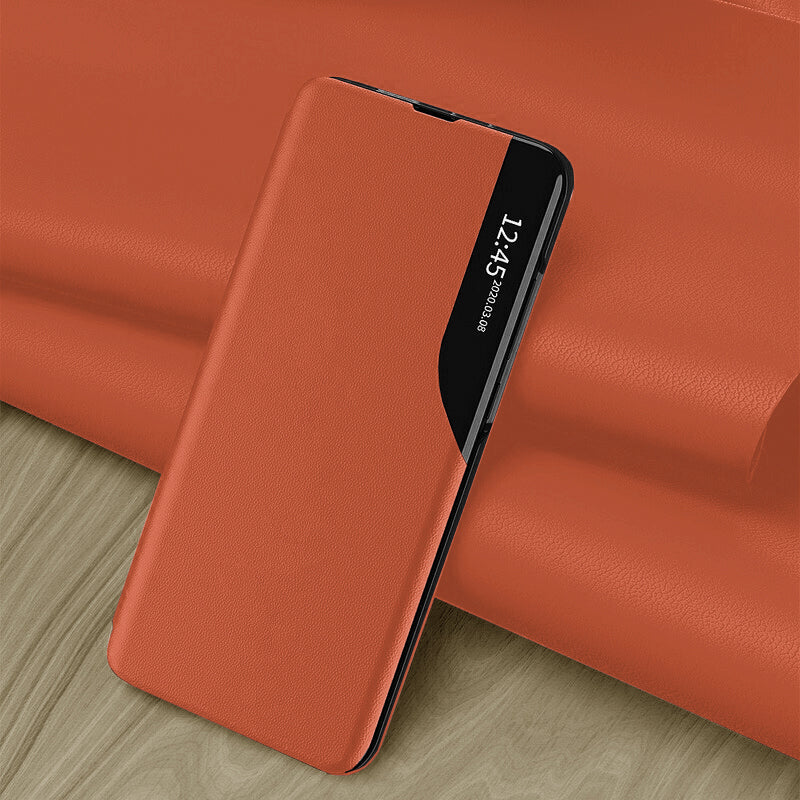 Husa de protectie Techsuit eFold Series compatibila cu Apple iPhone 15 Pro Max, acoperire spate, oranj