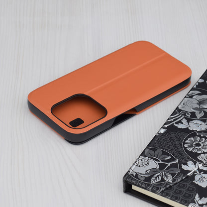 Husa de protectie Techsuit eFold Series compatibila cu Apple iPhone 15 Pro, acoperire spate, oranj