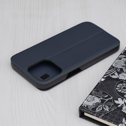 Husa de protectie Techsuit eFold Series compatibila cu Apple iPhone 15 Pro Max, acoperire spate, albastru