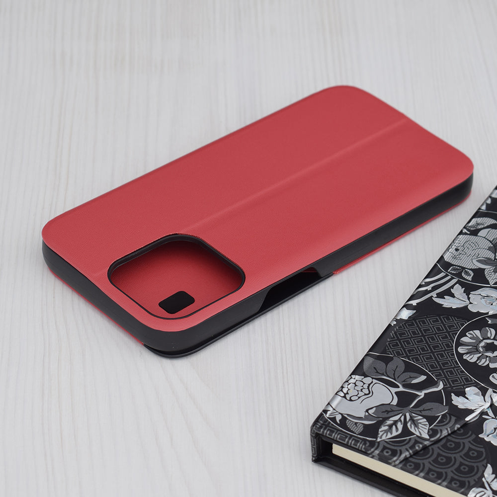 Husa de protectie Techsuit eFold Series compatibila cu Apple iPhone 15 Pro Max, acoperire spate, rosu