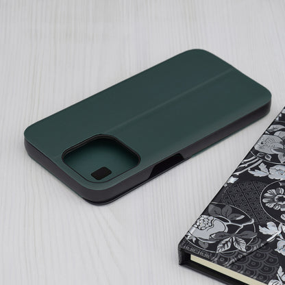 Husa de protectie Techsuit eFold Series compatibila cu Apple iPhone 15 Pro Max, acoperire spate, verde inchis