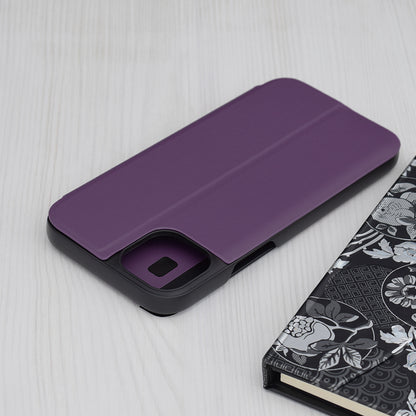 Husa de protectie Techsuit eFold Series compatibila cu Apple iPhone 15 Plus, acoperire spate, mov