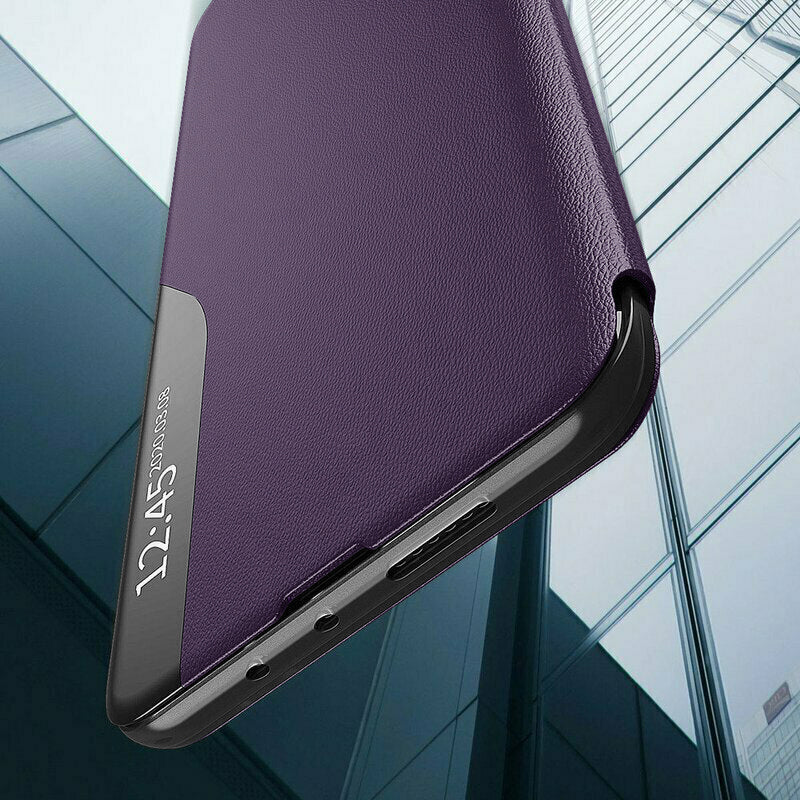 Husa de protectie Techsuit eFold Series compatibila cu Apple iPhone 15 Plus, acoperire spate, mov