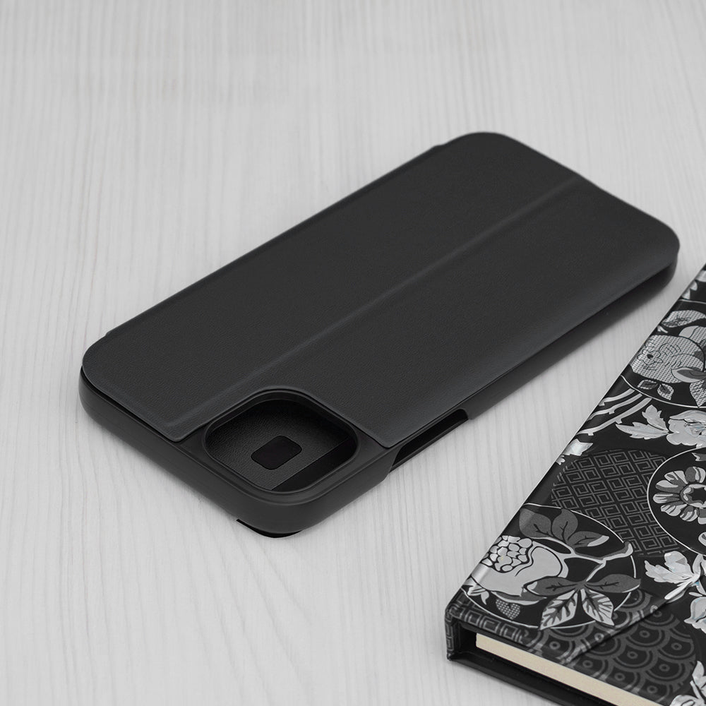 Husa de protectie Techsuit eFold Series compatibila cu Apple iPhone 15 Plus, acoperire spate, negru