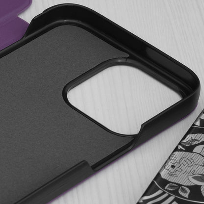 Husa de protectie Techsuit eFold Series compatibila cu Apple iPhone 15 Pro Max, acoperire spate, mov