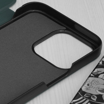 Husa de protectie Techsuit eFold Series compatibila cu Apple iPhone 15 Pro Max, acoperire spate, verde inchis