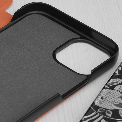 Husa de protectie Techsuit eFold Series compatibila cu Apple iPhone 15 Plus, acoperire spate, oranj