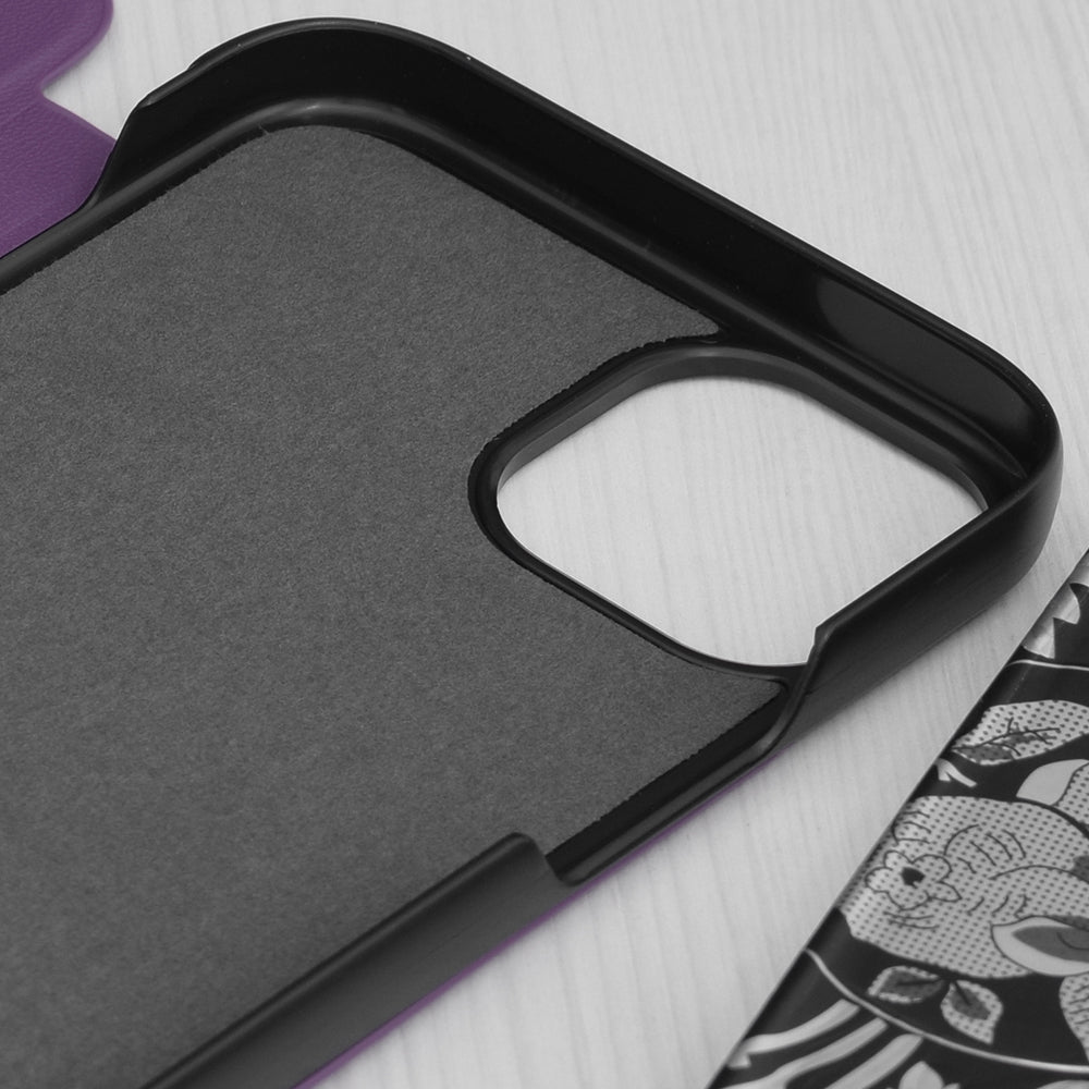 Husa de protectie Techsuit eFold Series compatibila cu Apple iPhone 15 Plus, acoperire spate, mov