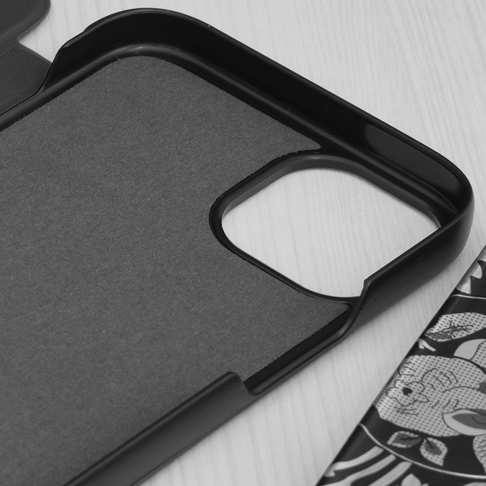 Husa de protectie Techsuit eFold Series compatibila cu Apple iPhone 15 Plus, acoperire spate, negru