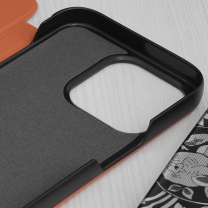 Husa de protectie Techsuit eFold Series compatibila cu Apple iPhone 15 Pro, acoperire spate, oranj