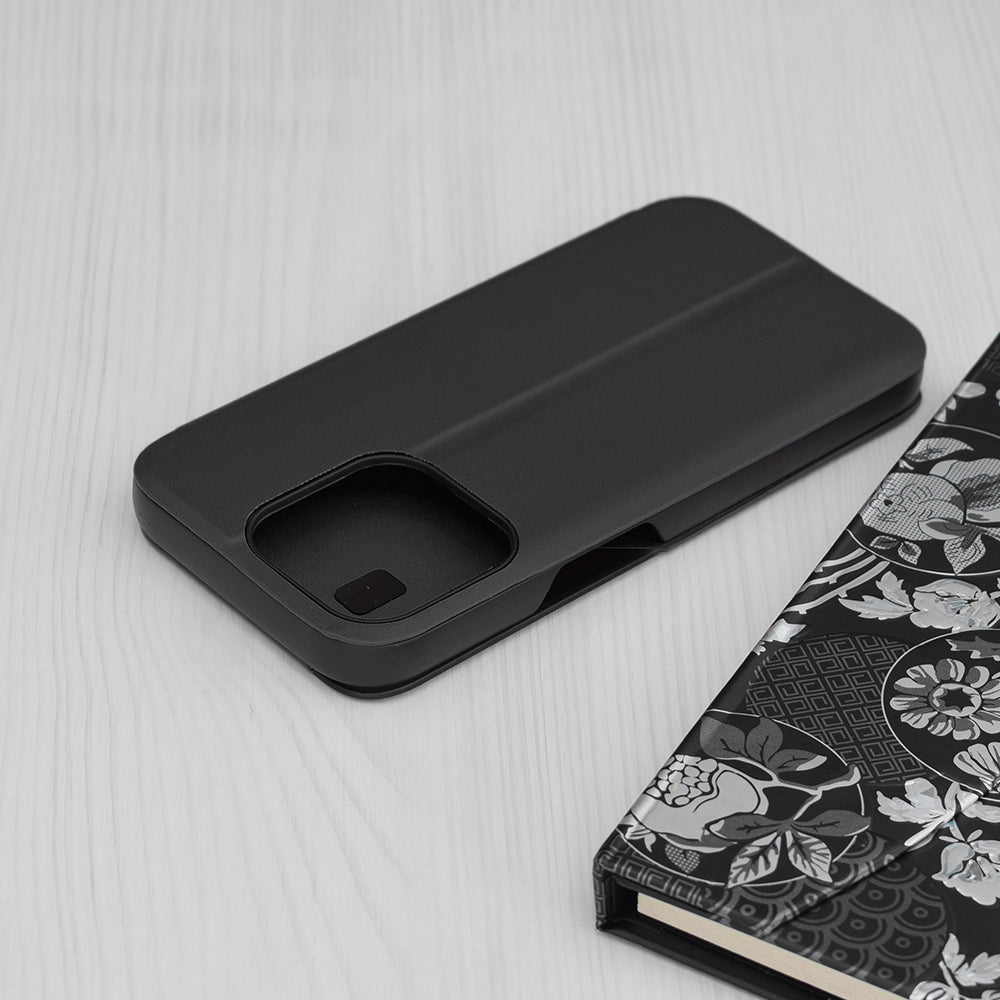Husa de protectie Techsuit eFold Series compatibila cu Apple iPhone 15 Pro, acoperire spate, negru