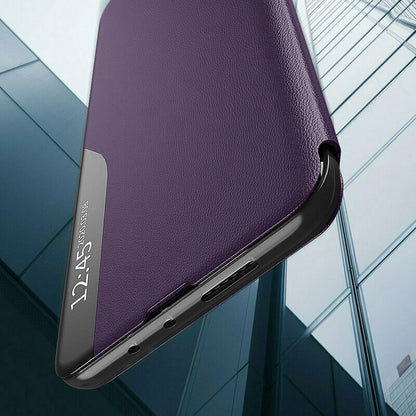 Husa de protectie Techsuit eFold Series compatibila cu Apple iPhone 15, acoperire spate, mov