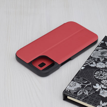 Husa de protectie Techsuit eFold Series compatibila cu Apple iPhone 15, acoperire spate, rosu