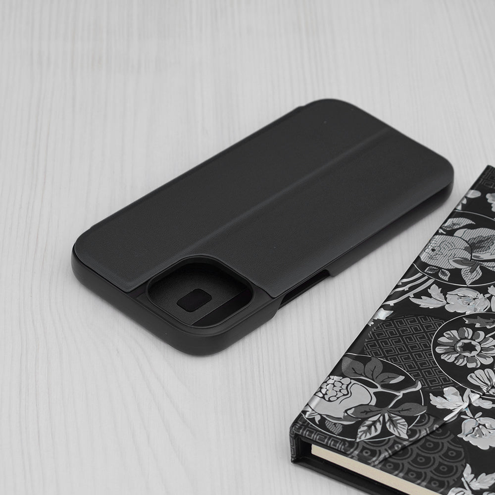 Husa de protectie Techsuit eFold Series compatibila cu Apple iPhone 15, acoperire spate, negru