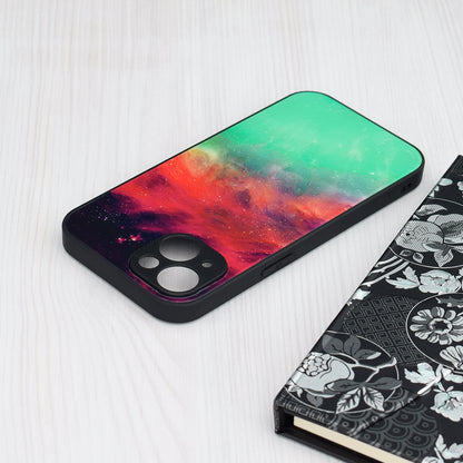 Husa de protectie Techsuit Glaze Series compatibila cu Apple iPhone 15 Plus, acoperire spate, Fiery Ocean