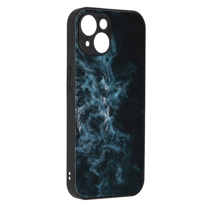 Husa de protectie Techsuit Glaze Series compatibila cu Apple iPhone 15 Plus, acoperire spate, Blue Nebula